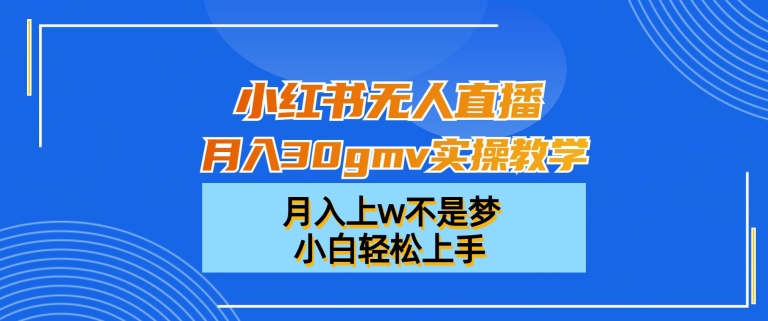 小红书虚拟电商，大佬实测月入2W+，实现被动收入